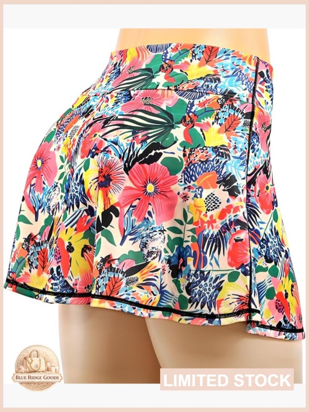 High Waisted Tennis Skort with Shorts Pockets Athletic Skirt for Workout Running